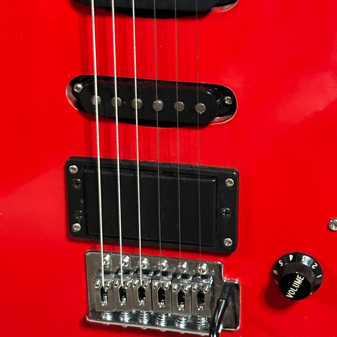 【美品】Legend ストラトキャスター レッド エレキギター SSH