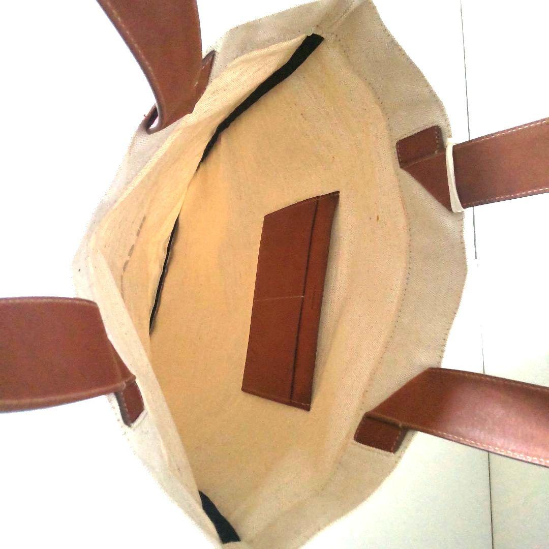 JIL SANDER ジルサンダーキャンバストートバッグ フラットショッパーL