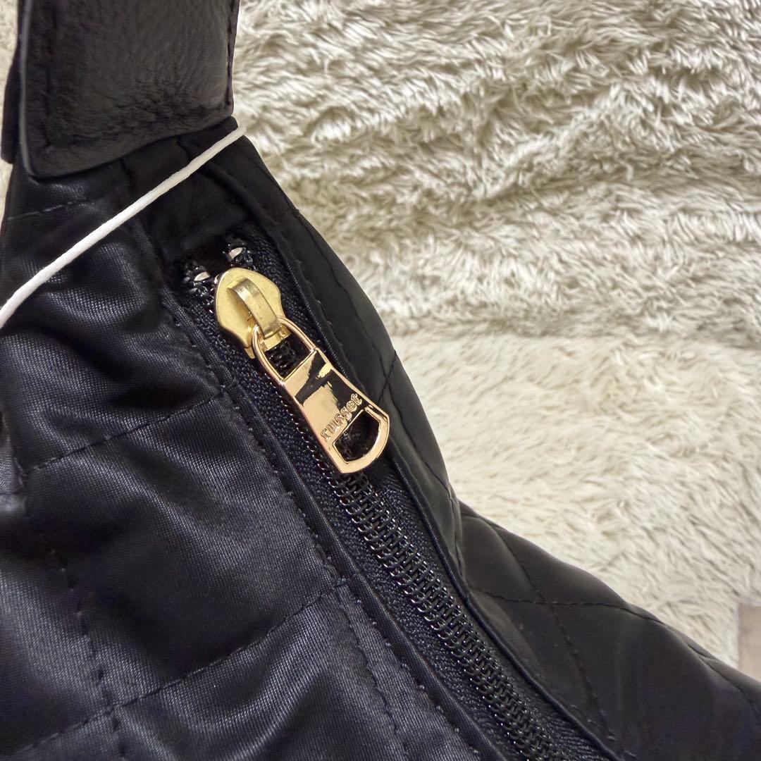 新品タグ付き✨ラシット　キルティングラウンドビッグショルダーバッグ　黒　肩掛け