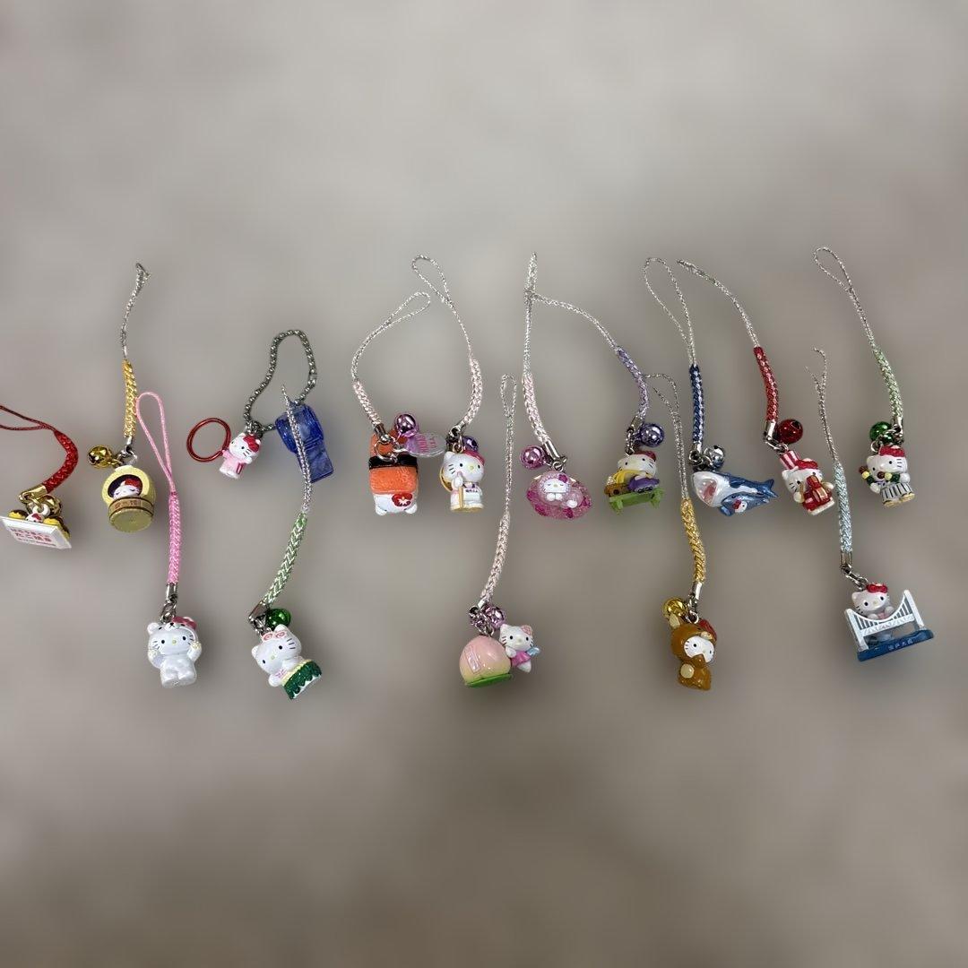 【レア】ご当地ハローキティ　根付け 15個まとめ売り