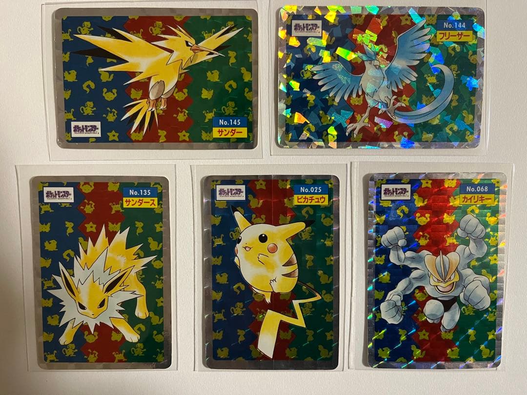 トップサン　ポケモンシール　キラ　ホログラム　5枚セット