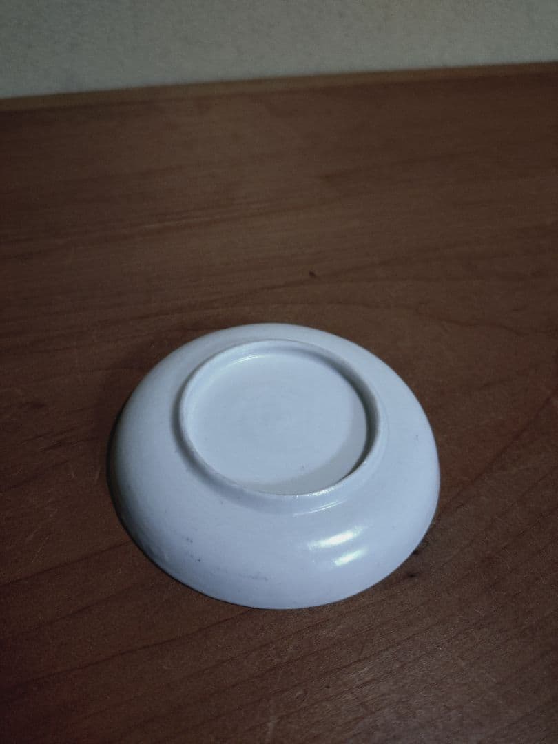 古伊万里 染付 青海波 帆船紋 豆皿 手塩皿