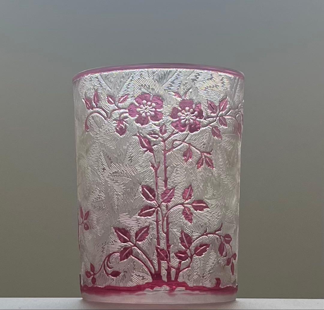 Baccarat バカラ/ 珍品　エグランチエ　アシッドエッチング　グラス