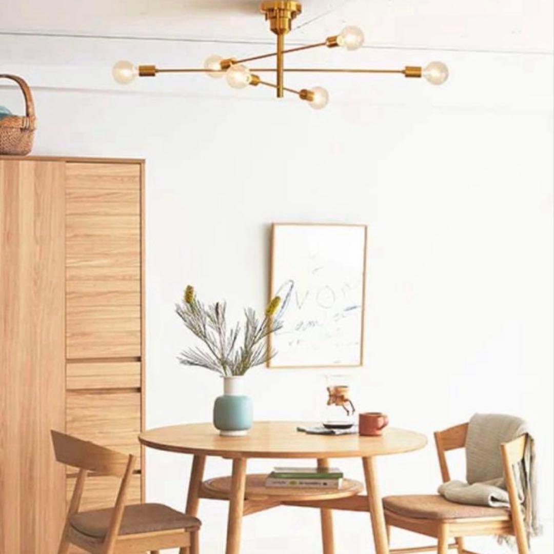 美品 Astre unico別注カラー ゴールド シーリングライト