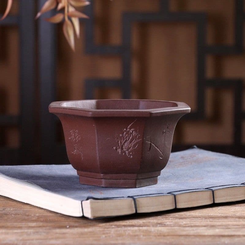 中国宜興 紫砂の鉢 盆栽鉢 植木鉢 小品盆栽鉢 大品盆栽鉢