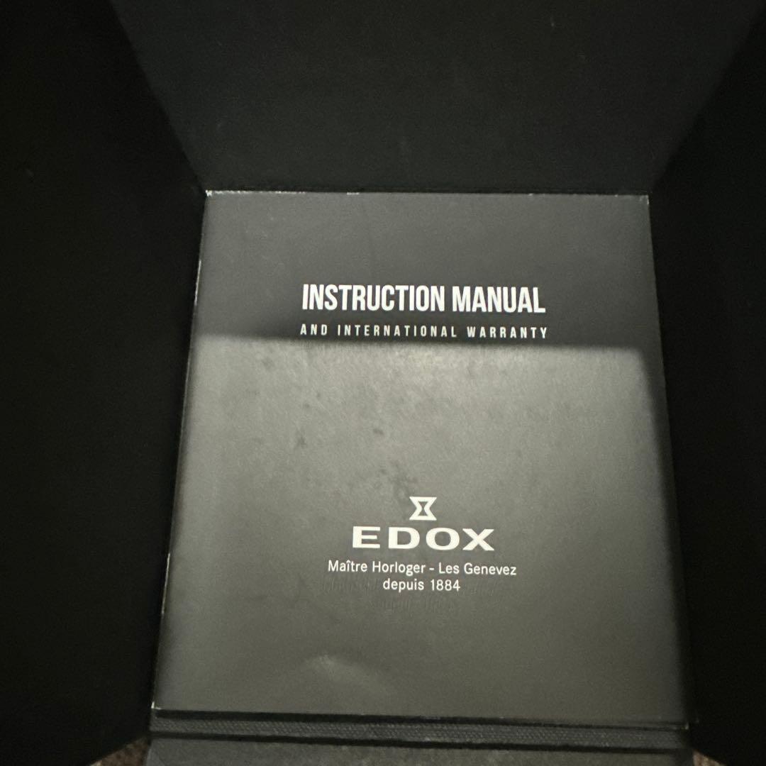 EDOX クロノオフショア1 ホワイト/ブルー/ゴールド