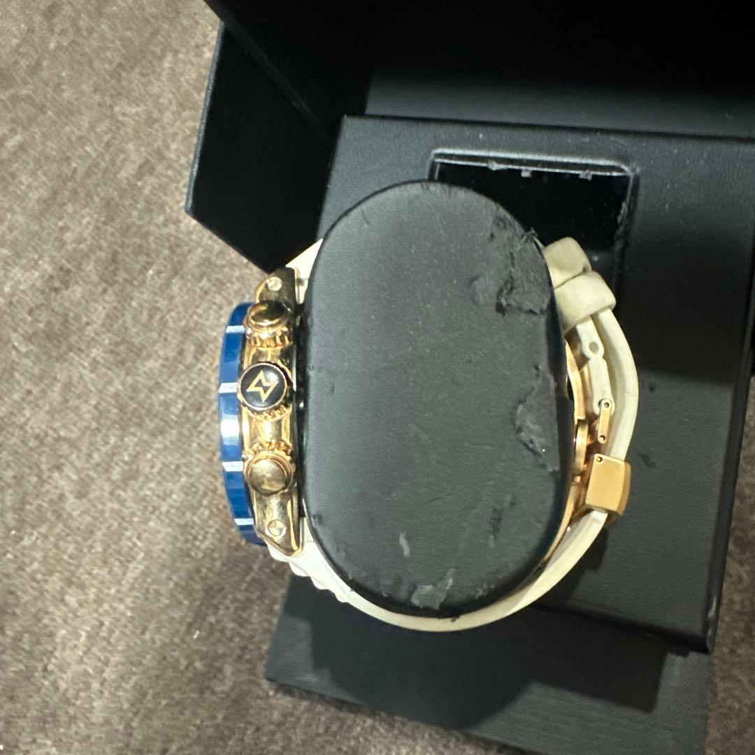 EDOX クロノオフショア1 ホワイト/ブルー/ゴールド