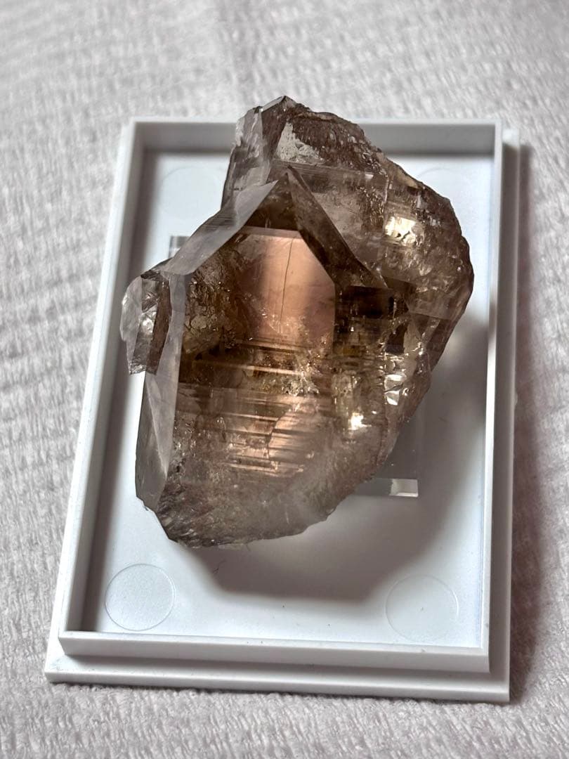 【超希少】アルプス水晶 スモーキークォーツ(スイス産) 煙水晶 鉱物標本