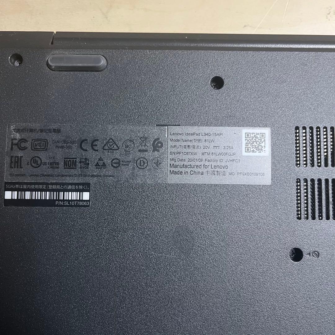 Lenovo レノボ ideapad L340 Ryzen3 ジャンク