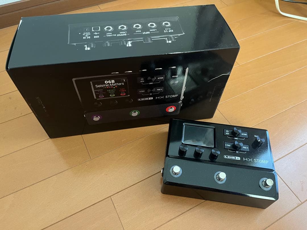 LINE6 HX stomp ギター・ベース兼用マルチエフェクター