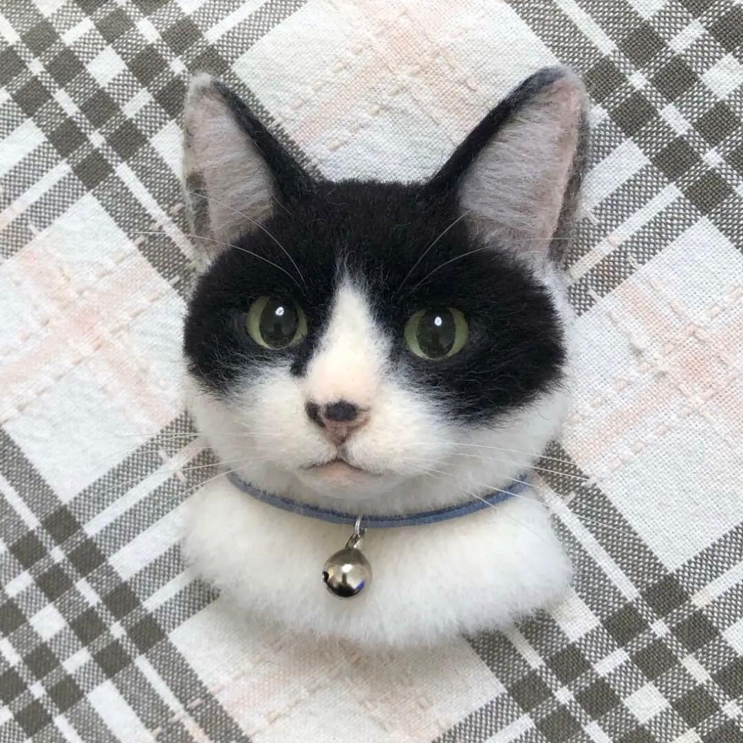 羊毛フェルト 猫 ハンドメイド ミリ