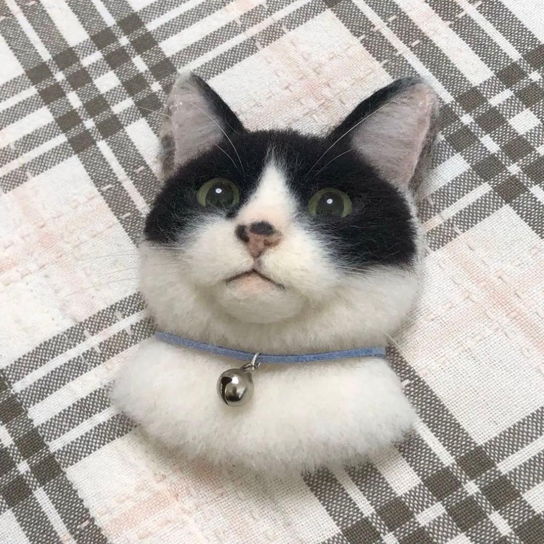 羊毛フェルト 猫 ハンドメイド ミリ