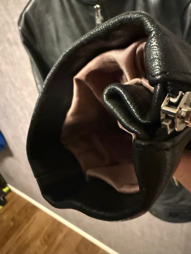 Paul Smith ポールスミス レザージャケット ライダース シングル 黒