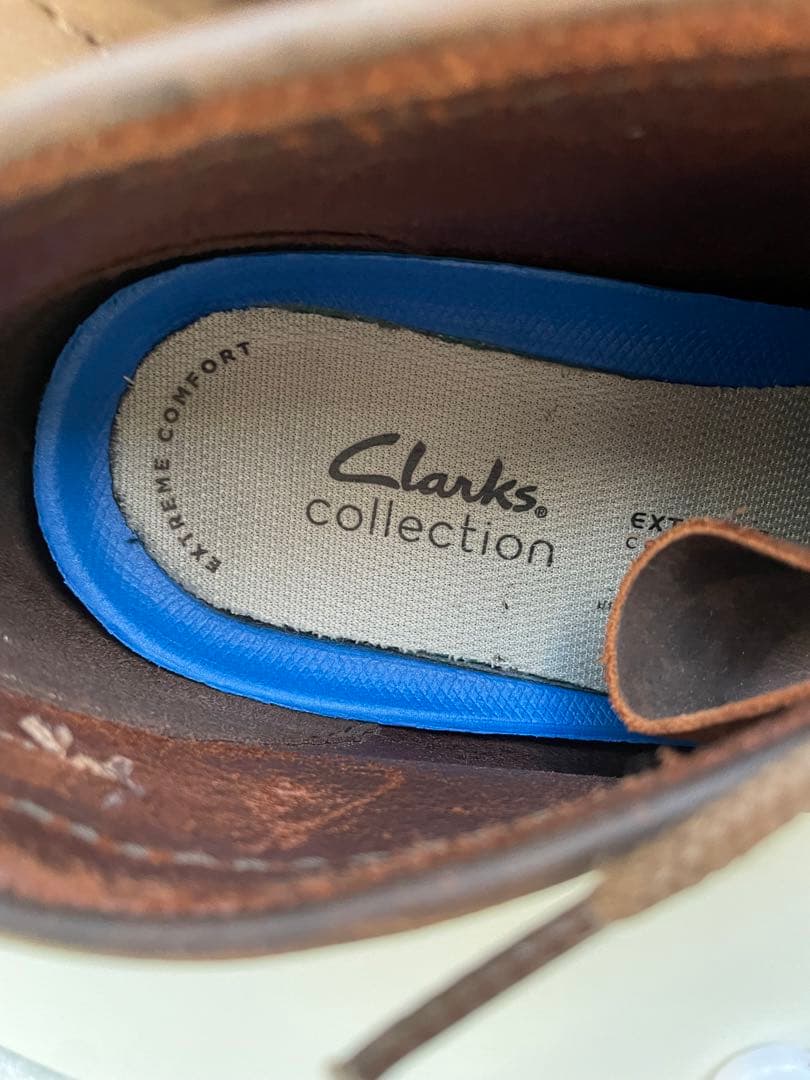 Clarks クラークス レザー ブラウン ワラビー アメリカで購入 27cm