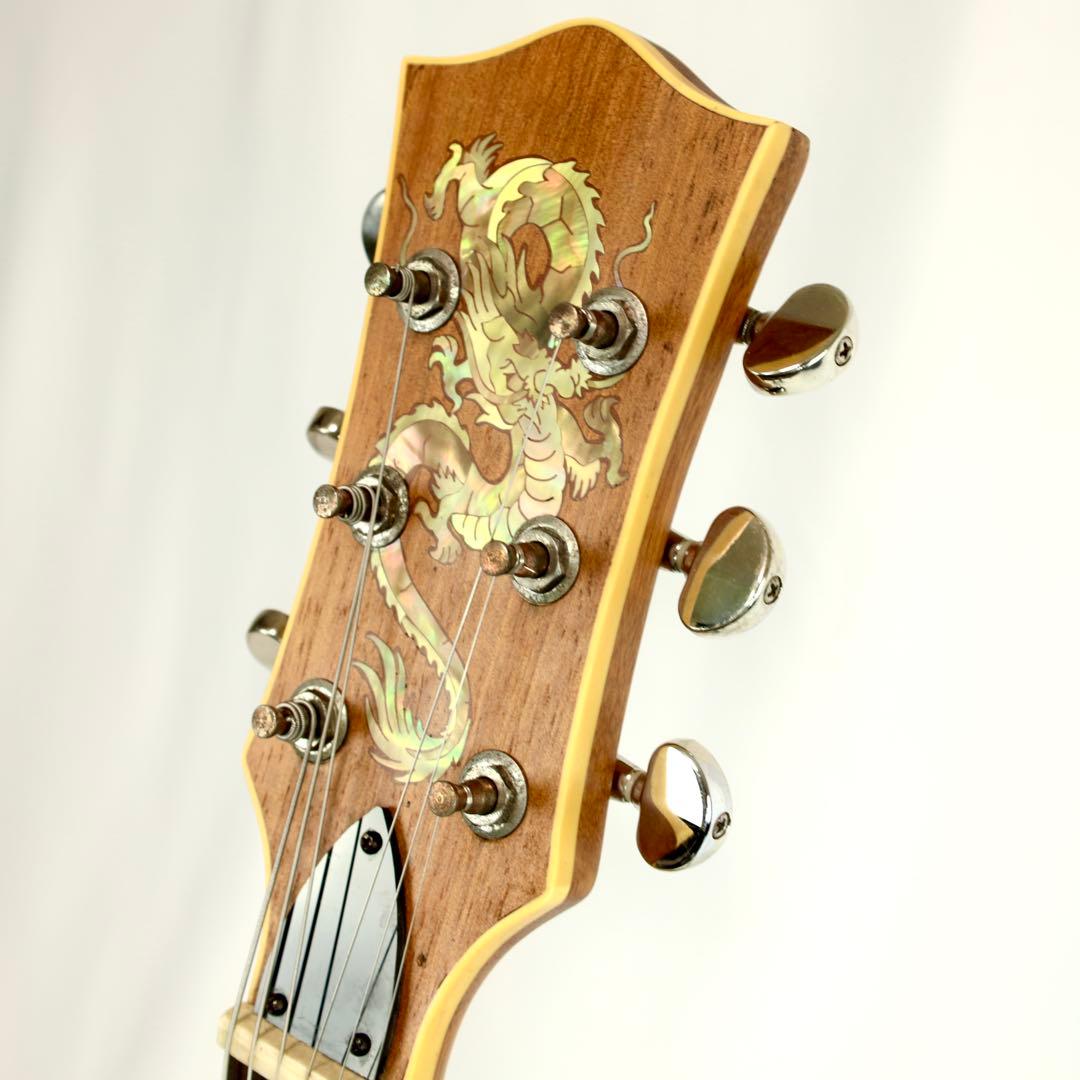 SGスタイル エレキギター　ドラゴンインレイ