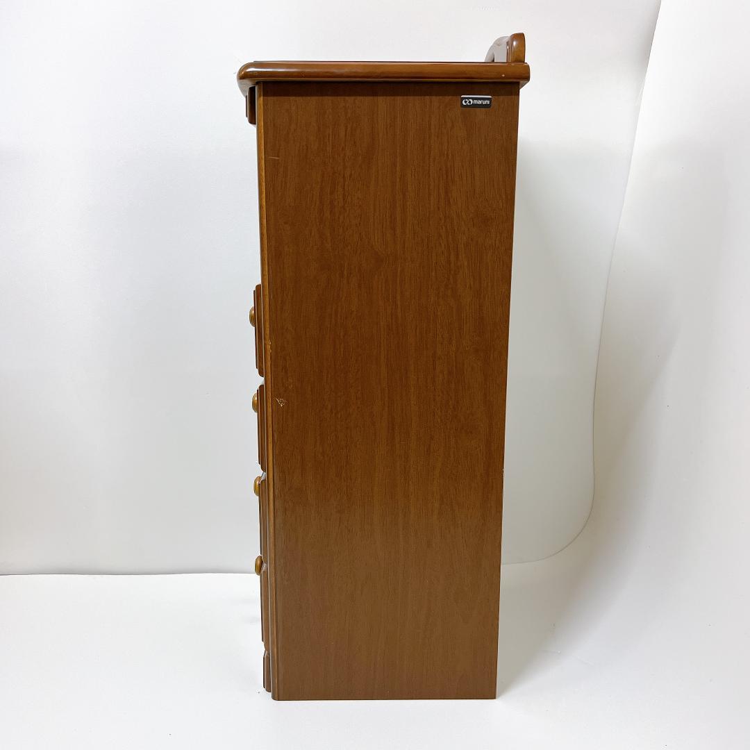 【美品✨送料無料】maruni 電話台 花台 木製 収納家具 チェスト