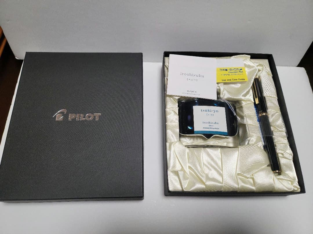PILOT 　万年筆　14K-585 M セット　iroshizuku 月夜