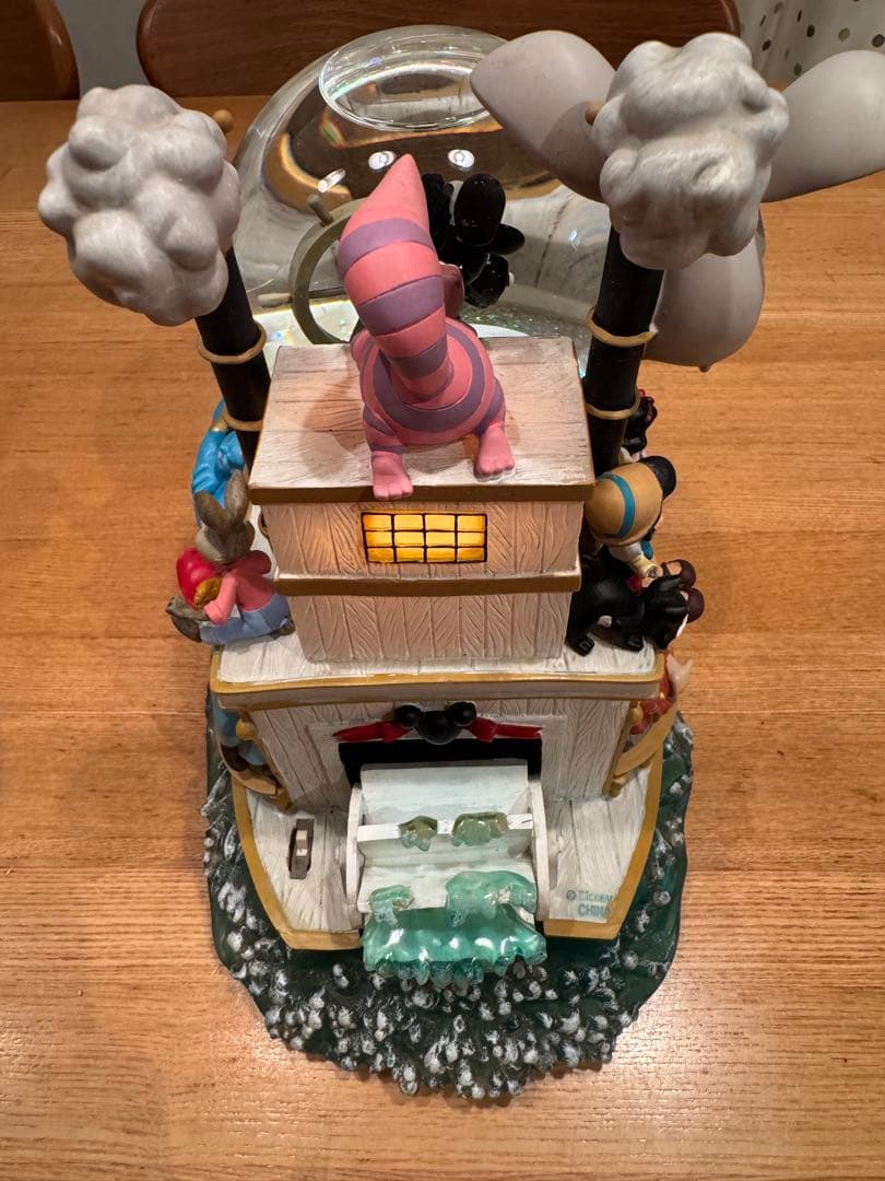 ディズニー　ミッキーマウス スノードーム 船型　オルゴール　Disney