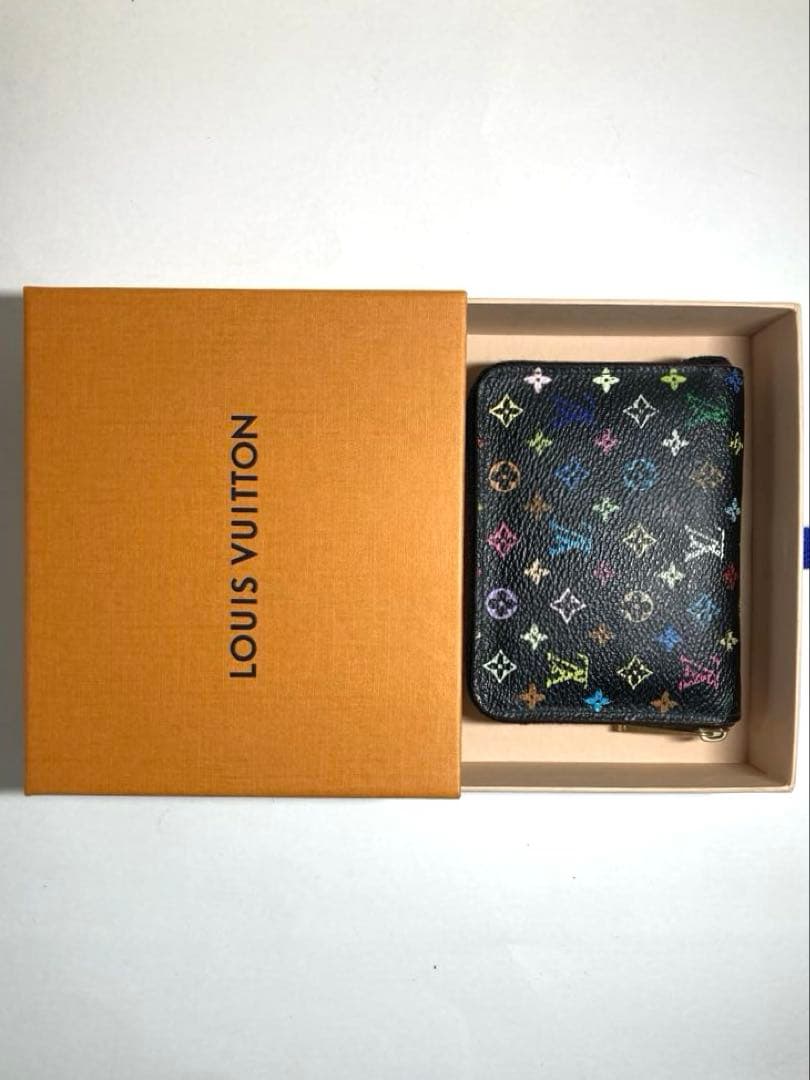 ルイヴィトン　モノグラム　マルチカラー　ジッピーパース　ケース　箱付