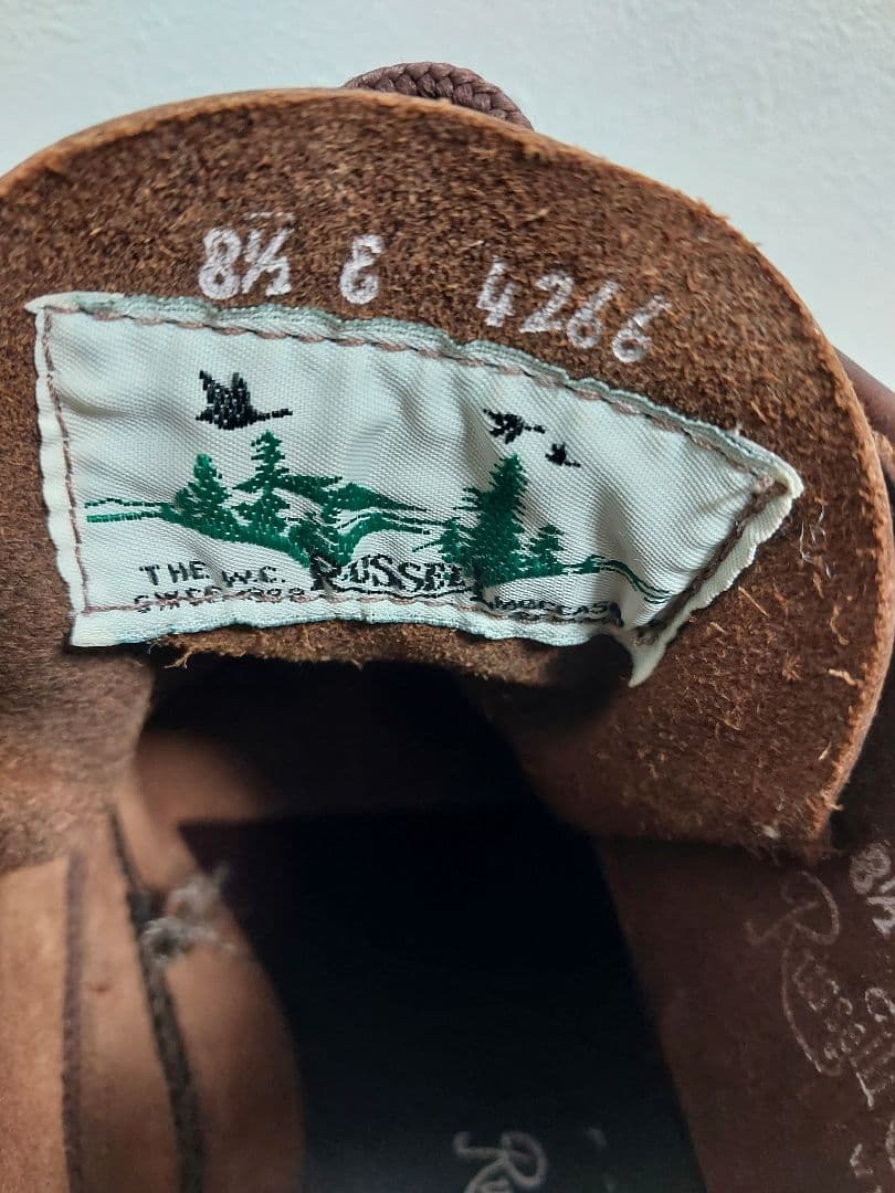 Russell Moccasin Short P.H ワークブーツ 8.5E