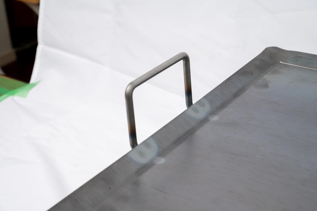 未使用品 便利な取手付 鉄板焼き グリラー お好み広島焼きそば ガスグリドル