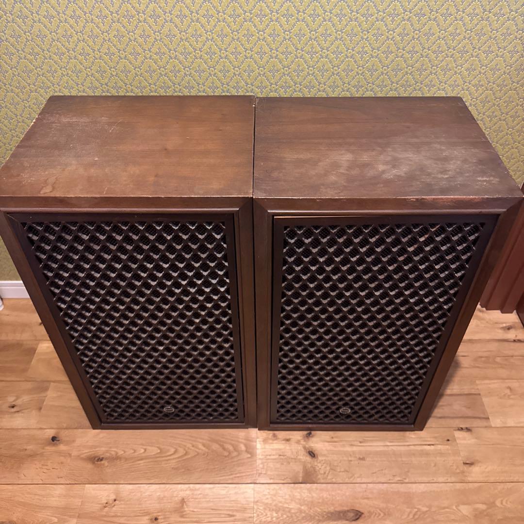 ジャンク品 SANSUI SP-100 3WAYスピーカー 昭和レトロ