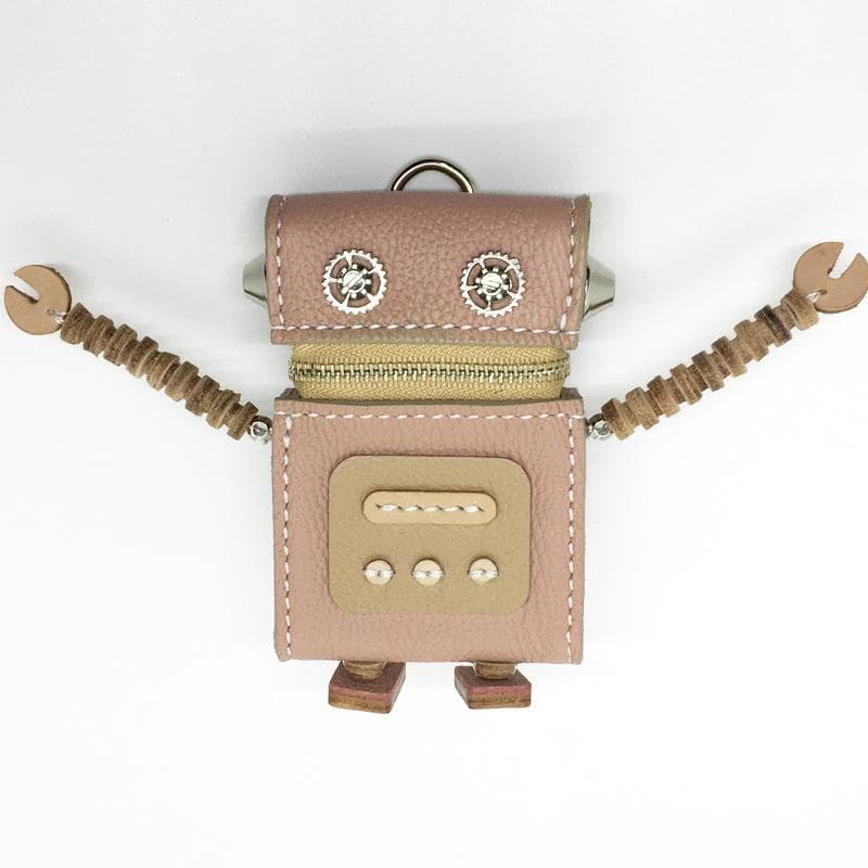 ★本革★ ロボット カード入れ ケース 小銭入れ レザー ハンドメイド