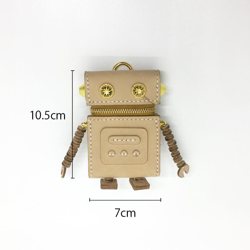 ★本革★ ロボット カード入れ ケース 小銭入れ レザー ハンドメイド