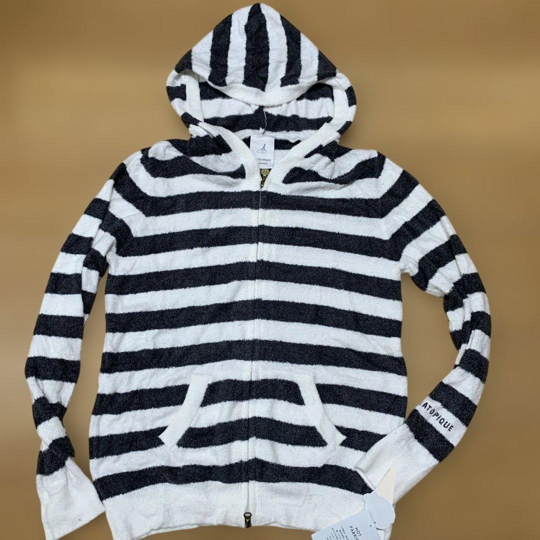 ジェラピケ　ルームウェア　ホットスムーズィー　　セットアップ　上下 F グレー