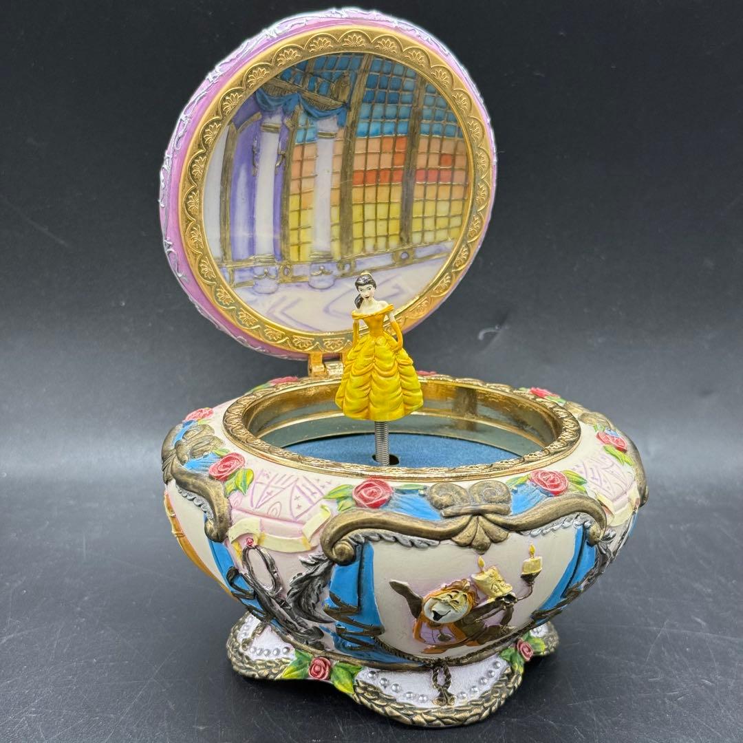 ディズニー 美女と野獣 ベル オルゴール 小物入れ DISNEY