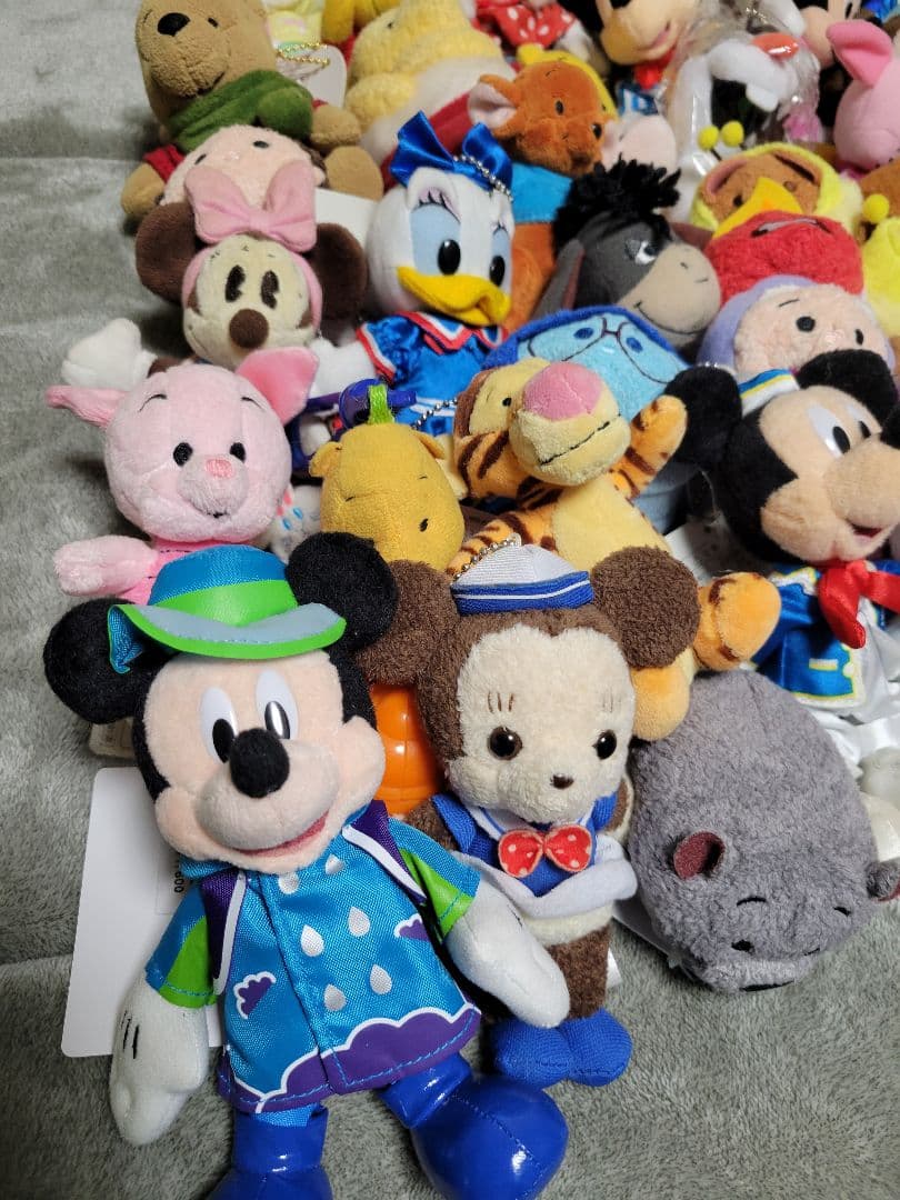 ディズニー ぬいぐるみ マスコット キーホルダー 大量 100点　まとめ売り