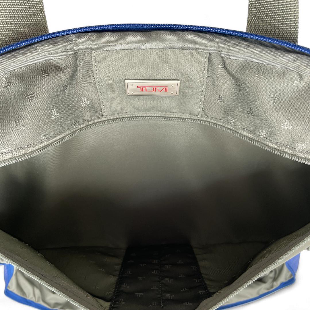 良品 TUMI ビジネスバッグ ナイロン ブルー 22121IN