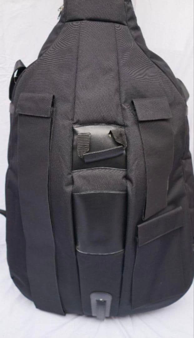 コントラバスバッグ 厚手 ブラック 4/4サイズ