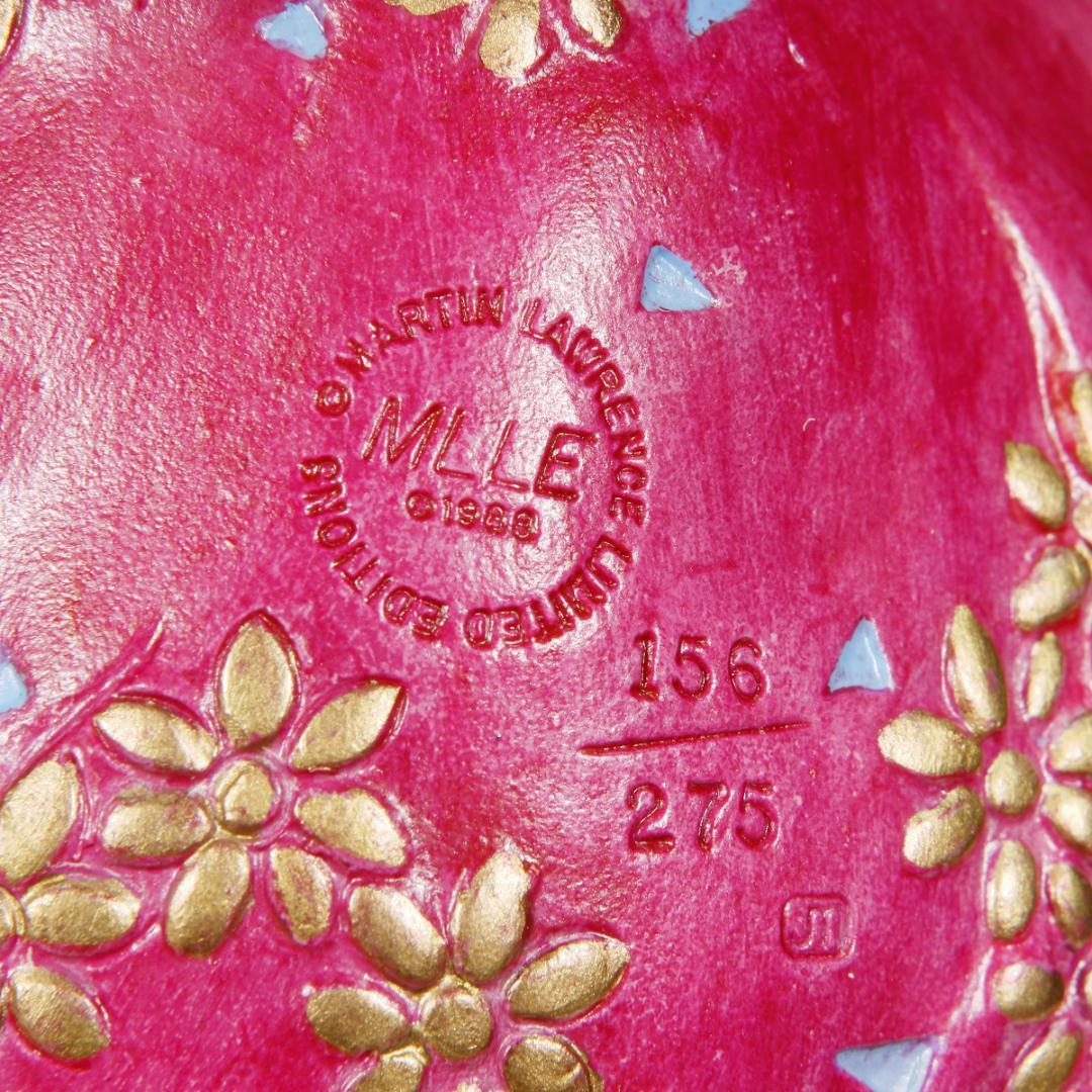 ★超レア！ヒロ・ヤマガタ ブロンズ像 『春風』薔薇の花束とパリジェンヌ1988