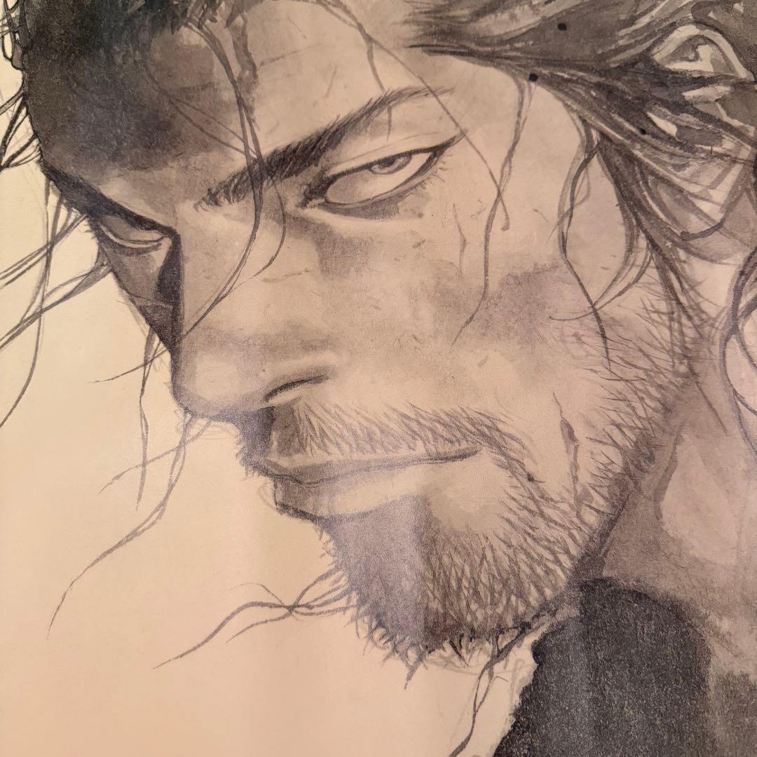 【おら栄三郎】井上雄彦 最後のマンガ展 バガボンドB1ポスター　武蔵