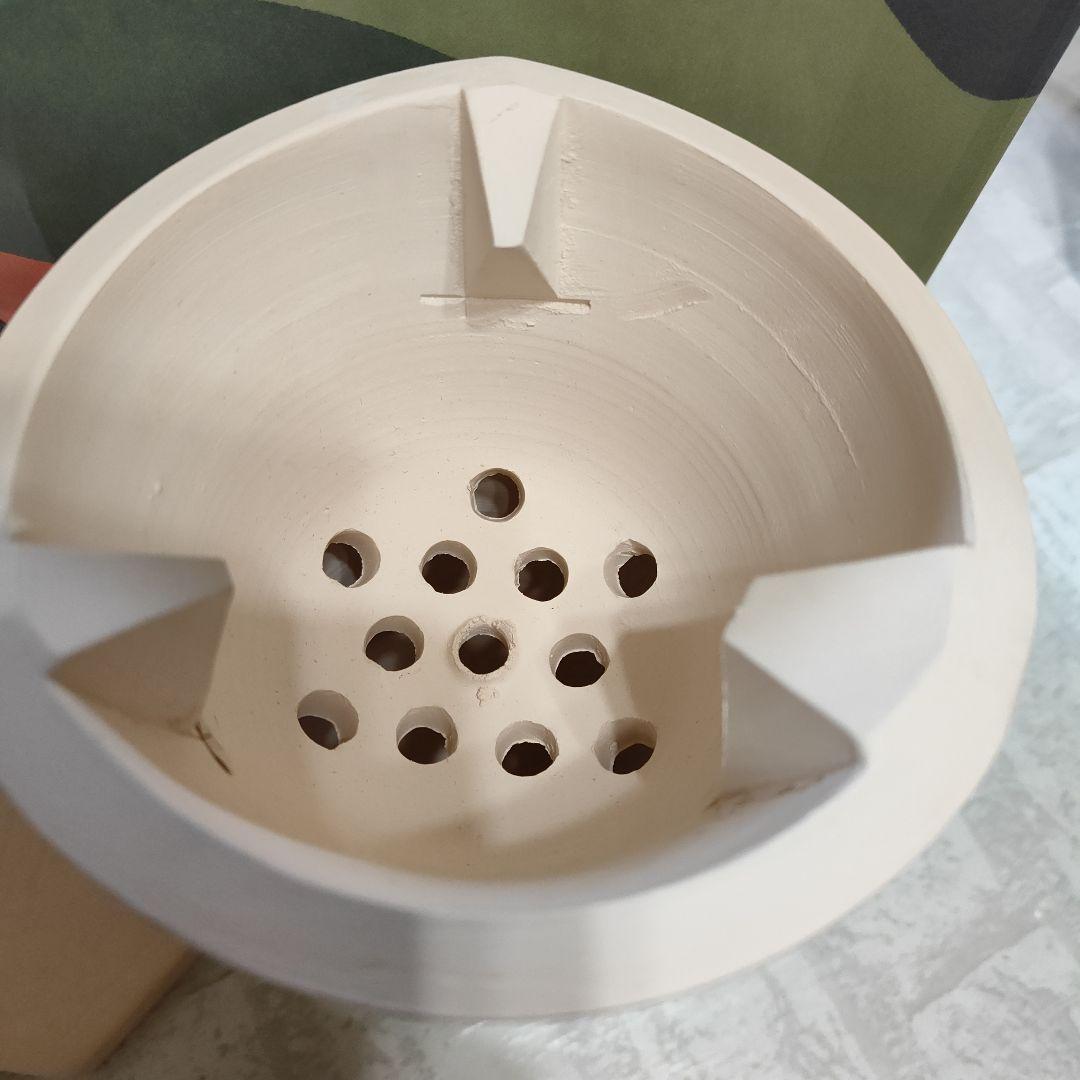 茶道具　涼炉　中村陶六作