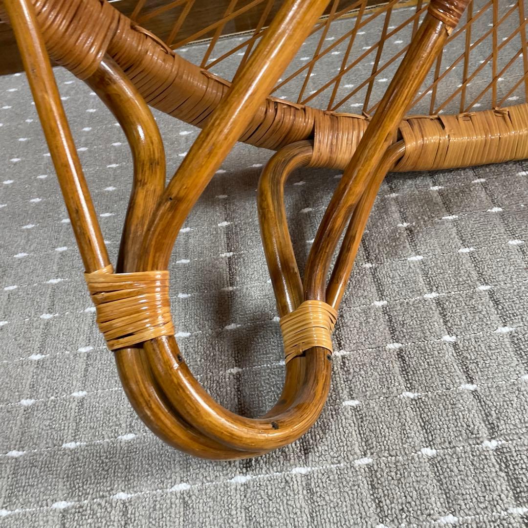 ラタンテーブル 丸テーブル