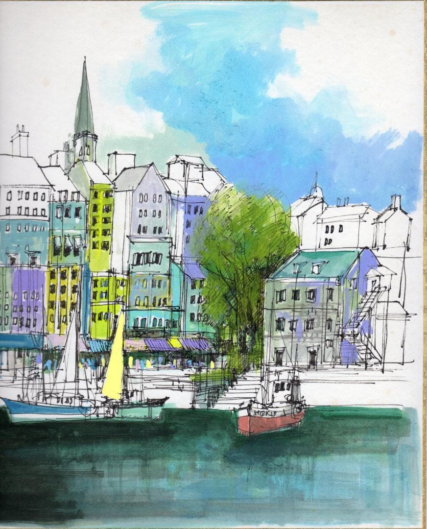 桜井 陽彦 作品　オンフルール港