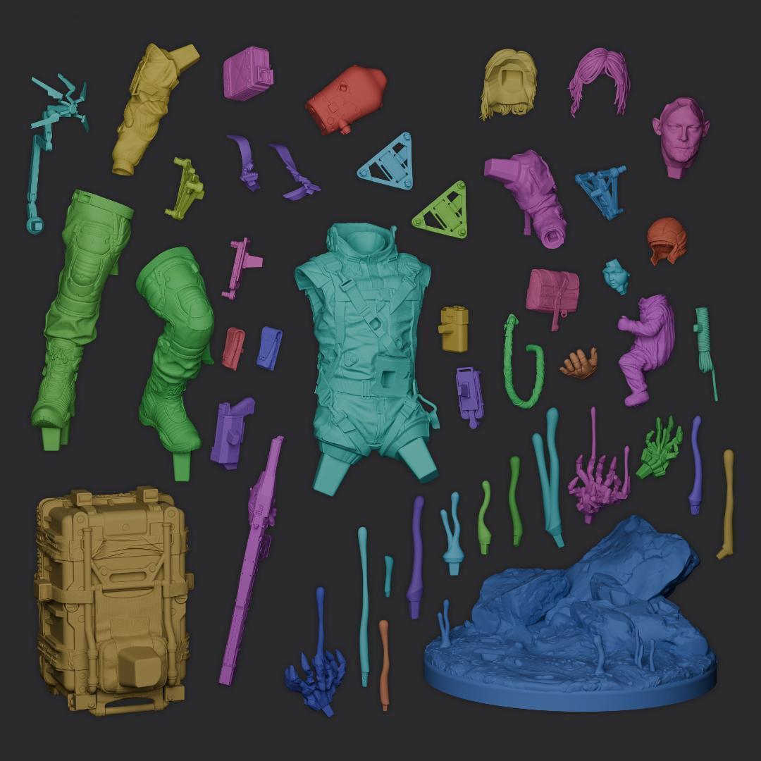 1/8 未塗装未組立 フィギュア ガレージキット DEATH STRANDING