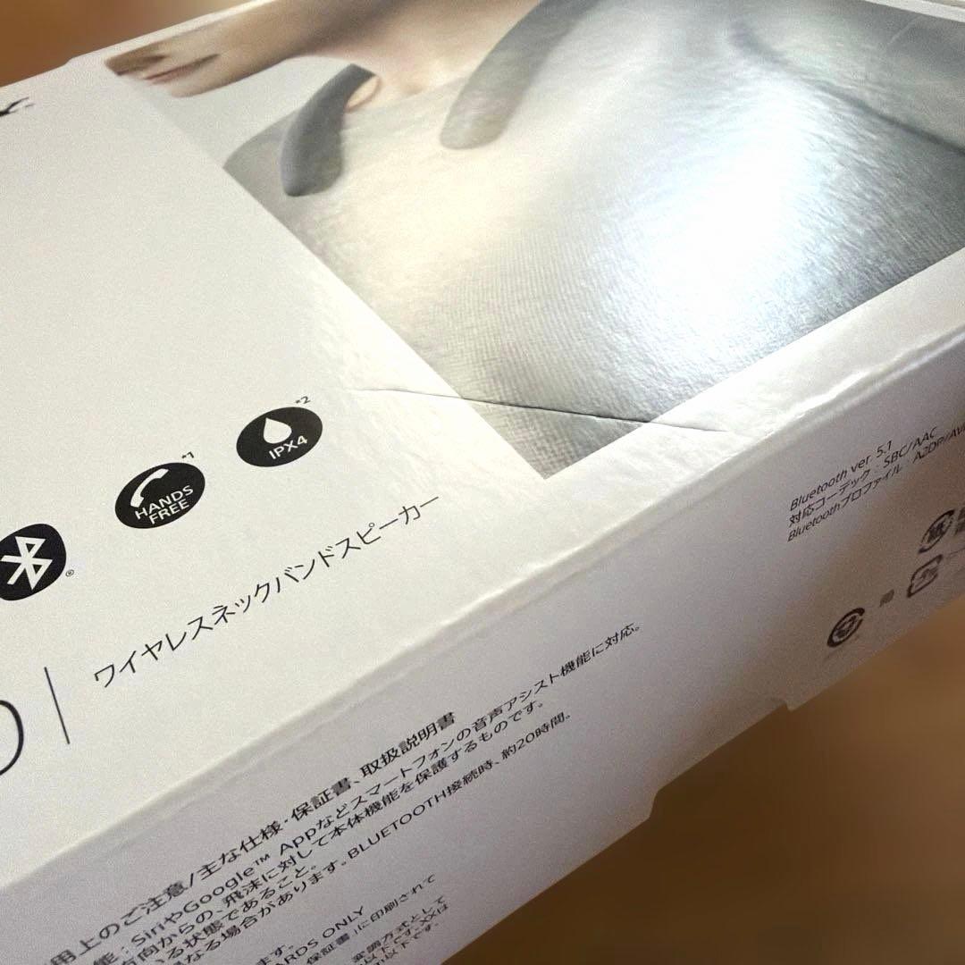 【美品】SONY NB10 ネックバンドスピーカー チャコールグレー ソニー