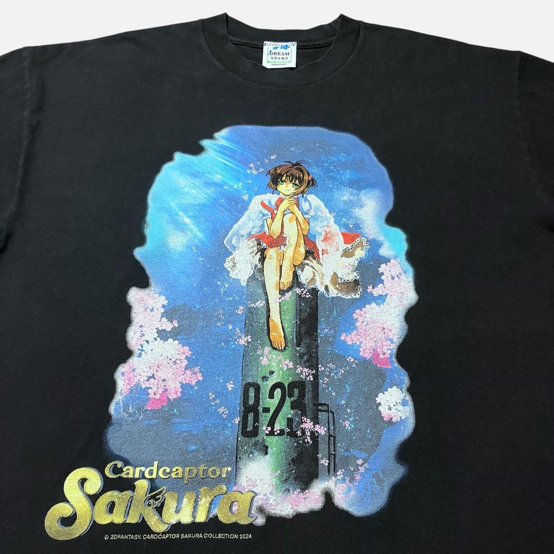 【L】カードキャプターさくら アニメ Tシャツ 古着