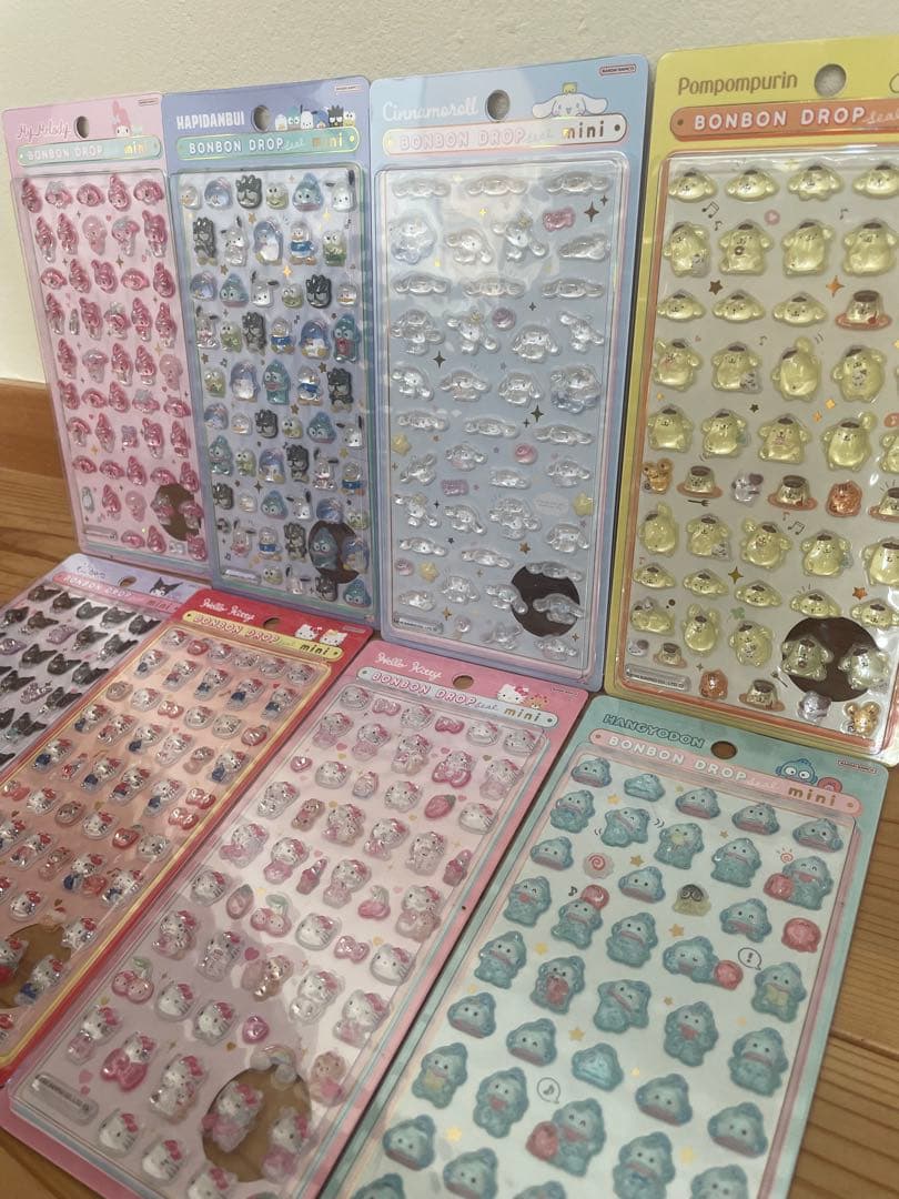 サンリオ　ボンボンドロップシール正規品コンプリートセット　即日発送