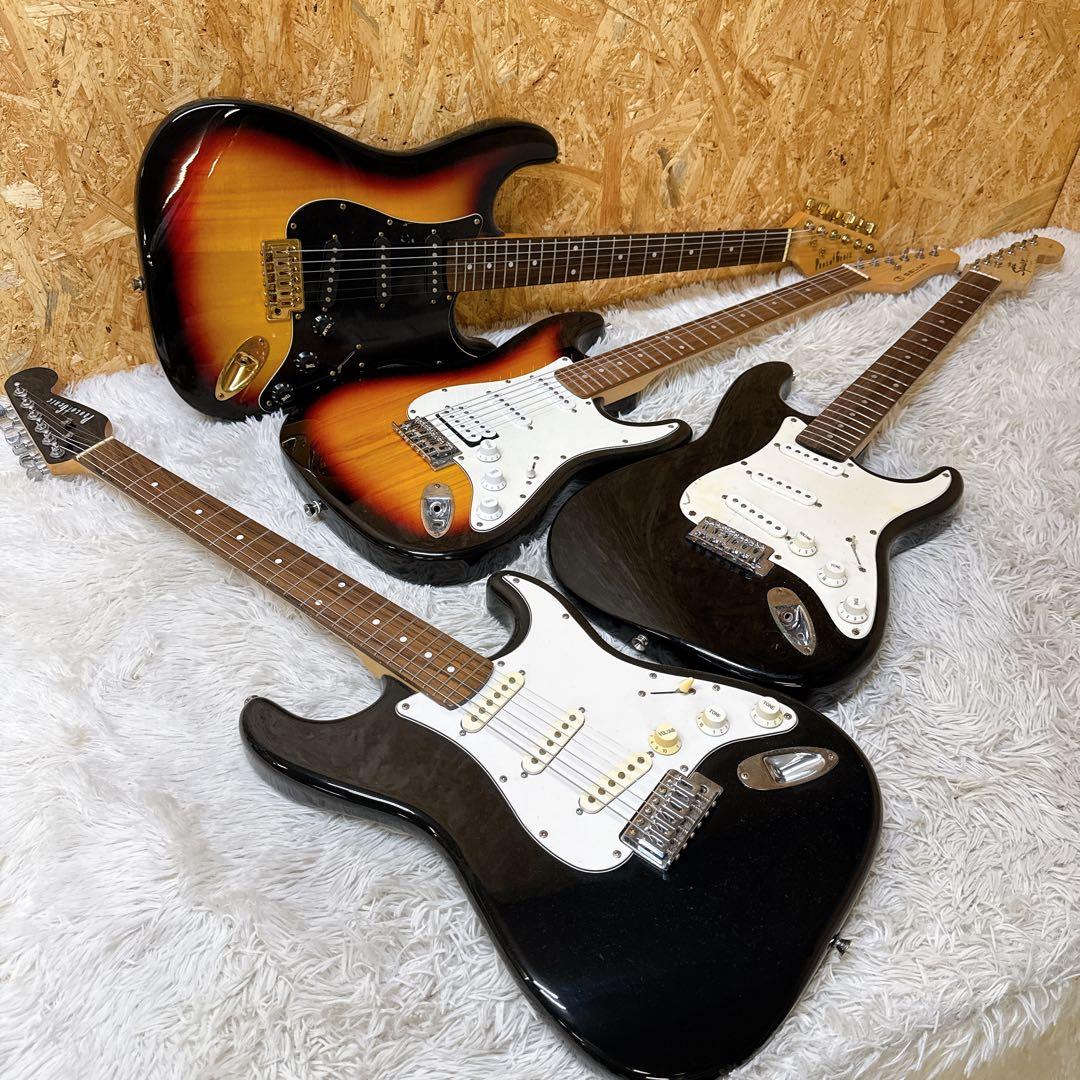 ジャンクギターまとめ売り ストラト系 Squier SELVA フォトジェニック