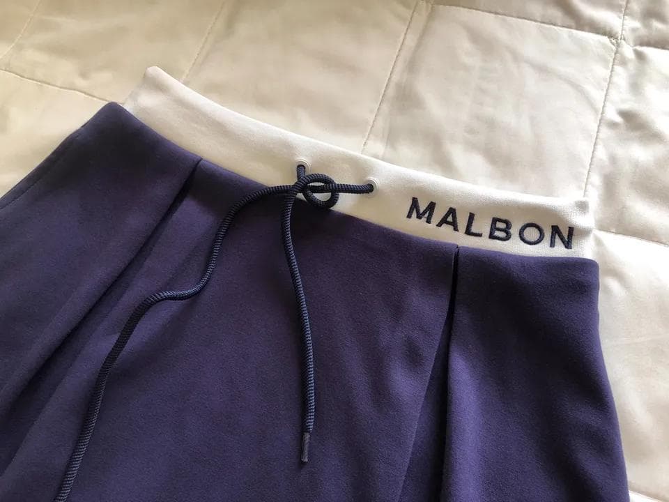 Malbon ゴルフ 上下セット スウェット風デザイン 保温性抜群 暖かスタイル