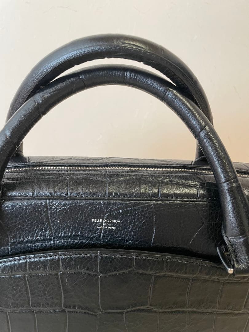 美品　ペッレモルビダ　バーニーズ別注　ビジネスバッグ　黒