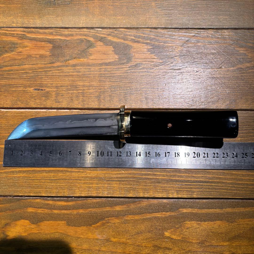 日本刀残欠クラフトナイフNo.75 政常 黒鞘