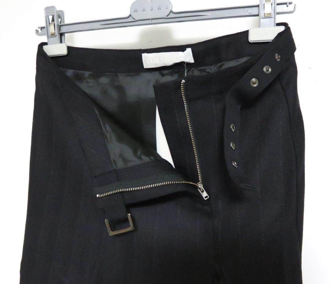 定価8.6万 新品 OUR LEGACY CLASP SKIRT 34 ブラック