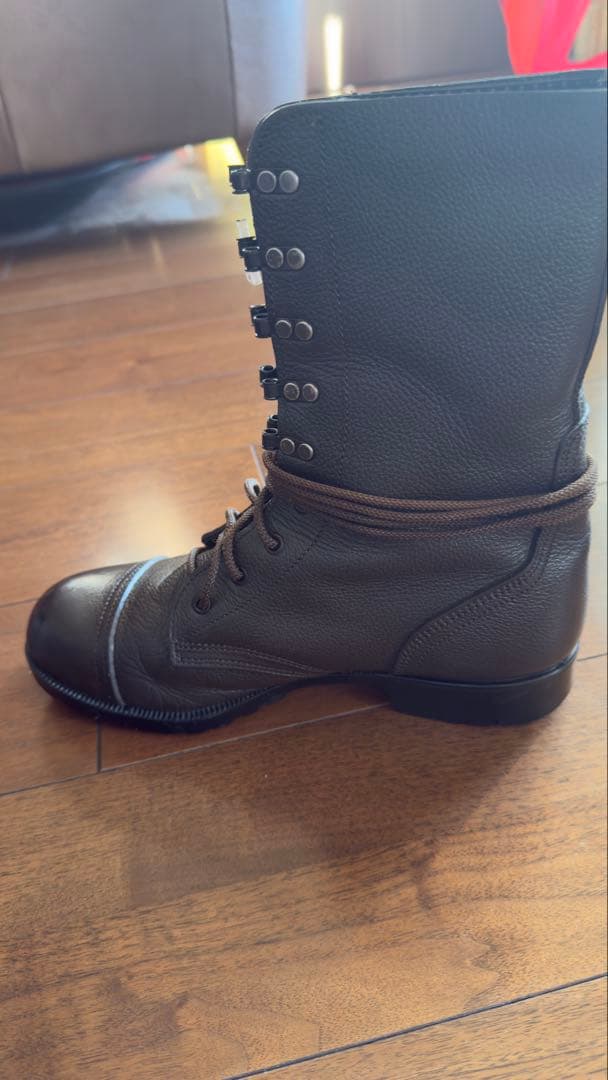 限定値下げ！希少　陸上自衛隊旧型半長靴25.5 スピードレース仕様