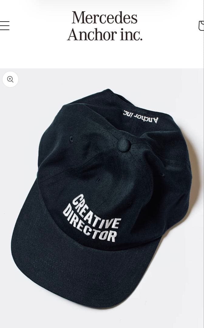 【MercedesanchorInc 】CREATIVEDIRECTOR CAP