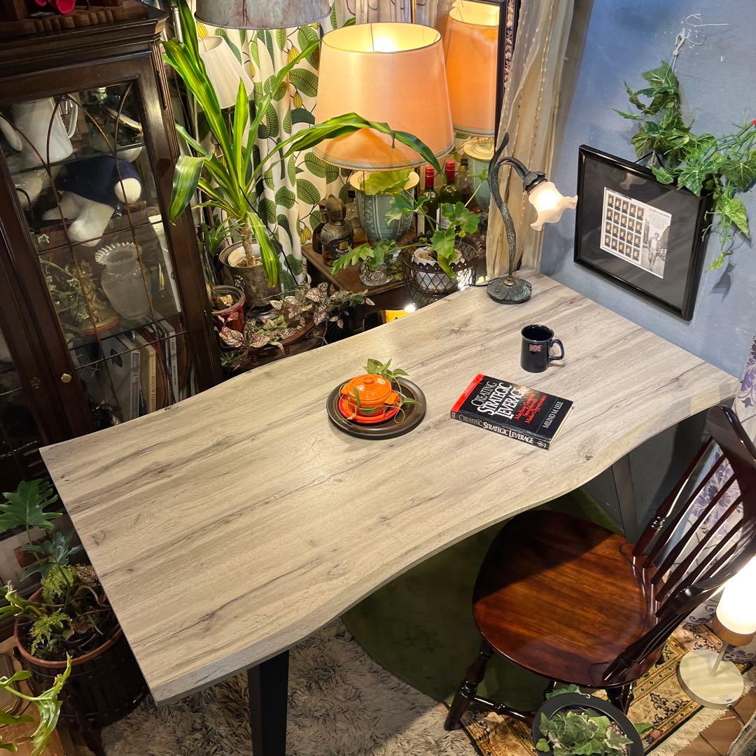 なっちゃん 　天板のみ　インダストリアル系　一枚板風　ダイニングテーブル